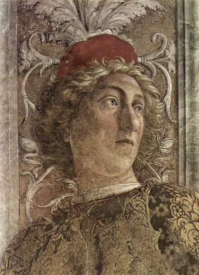 Cycle de fresques dans la Camera degli Sposi au Palazzo Ducale à Mantoue, scène - Andrea Mantegna